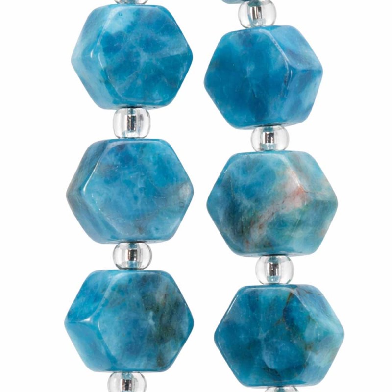 Apatite esagonale 8 mm liscia conf. 6 pz (esa-am015) - pietreeminuterie.com