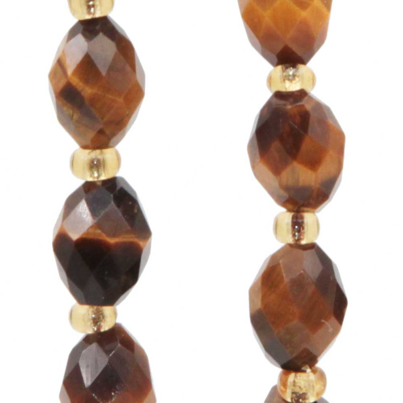 Occhio di tigre marrone ovale 8.5x6 mm grado A++ conf. 6 pz (tig-8977) - pietreeminuterie.com