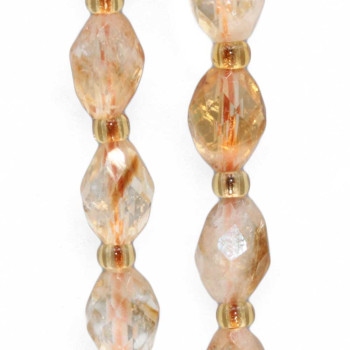 Quarzo citrino ovale 8.5x6 mm grado A++ conf. 6 pz