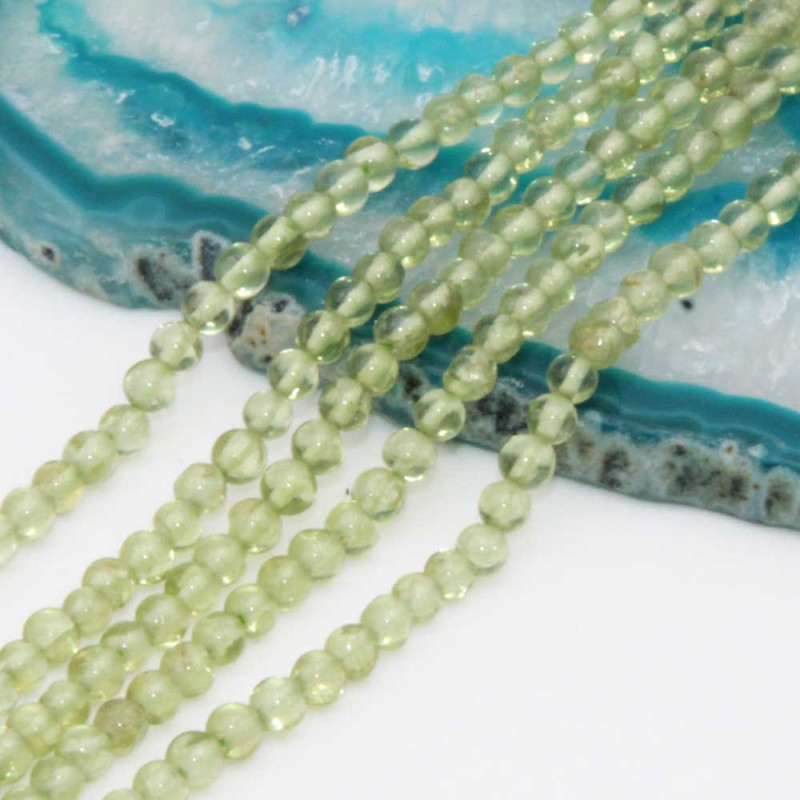 Prenite tonda liscia grado A++ 3 mm filo 40 cm (pren-3mm) - pietreeminuterie.com