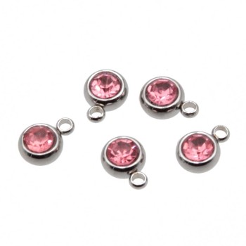 Punto luce acciaio 5.5 mm pink conf. 1 pz