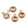 Punto luce acciaio oro 5.5 mm pink conf. 1 pz