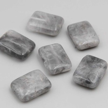 Quarzo fume 20x15 mm liscio conf. 5 pz