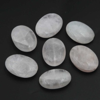 Quarzo rosa liscio 26x19 mm pacco 1 pezzo