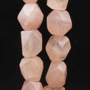 Quarzo rosa pepite smussate 15/16 mm 4 pz