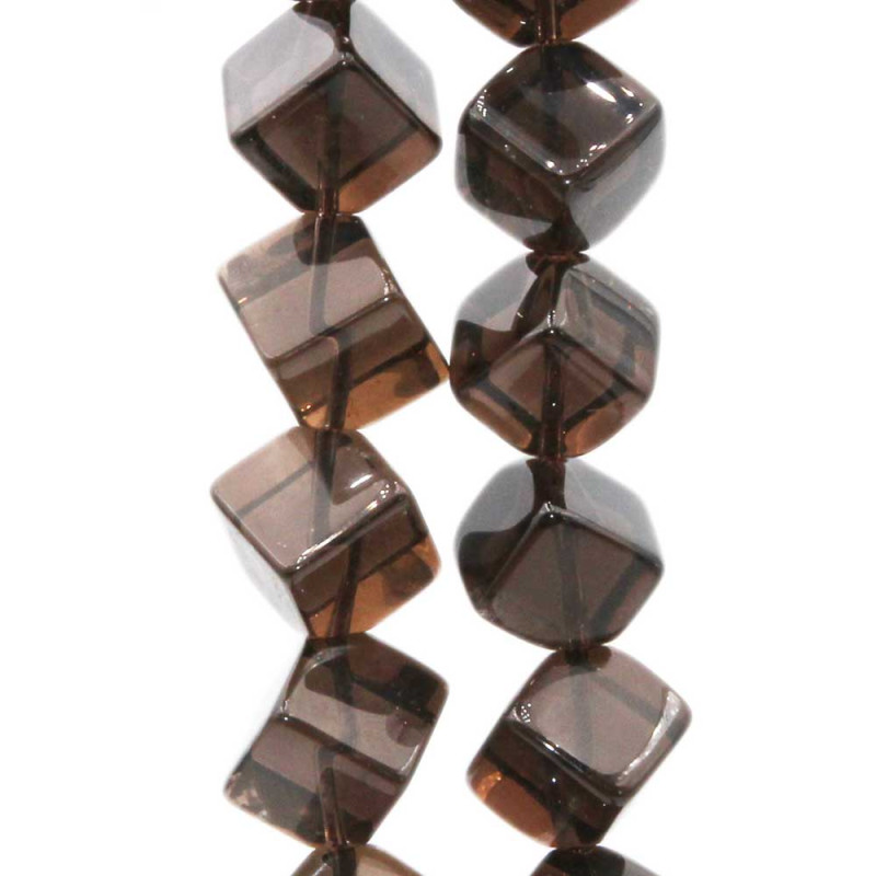 Quarzo fume cubo 10 mm 4 pz (cub10mm) - pietreeminuterie.com