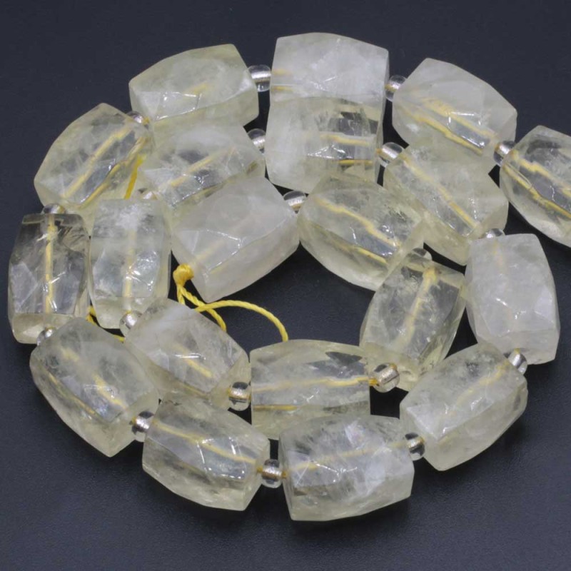 Quarzo lemon colonna 16x11 mm sfac. conf. 2 pz (col-ama33) - pietreeminuterie.com