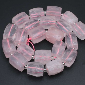 Quarzo rosa colonna 16x11 mm sfac. conf. 2 pz