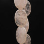 Quarzo rosa ovale liscio 34x25 mm 1 pz
