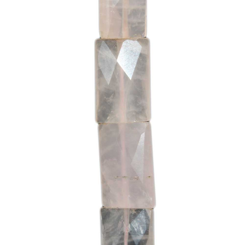 Quarzo rosa rettangolo sfac. 25x15.5 mm 1 pz (qq20x15m) - pietreeminuterie.com