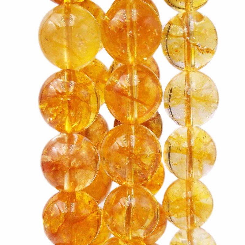 Quarzo citrino tondo liscio 12.5 mm grado A+++ conf. 6 pz - citri-12mm - pietreeminuterie.com Quarzo citrino tondo liscio 12.5 mm grado A+++ conf. 6 pz (citri-12mm) - pietreeminuterie.com