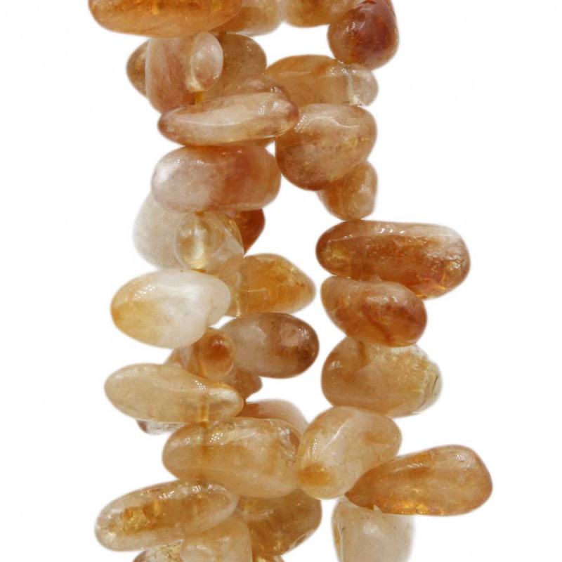 Quarzo citrino pepite foro laterale 14/18 mm 10 pz (chip9cit) - pietreeminuterie.com