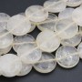 Quarzo lemon disco grado A++ liscio 18 mm conf. 4 pz