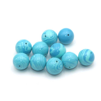 Pasta di rodrocrosite 13.5 mm azzurra conf. 10 pz