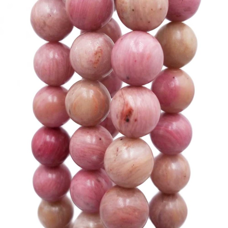 Rodonite tonda liscia 10.4 mm pacco 10 pezzi - rod1 - pietreeminuterie.com Rodonite tonda liscia 10.4 mm pacco 10 pezzi (rod1) - pietreeminuterie.com