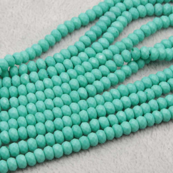 Pietre dure rondelle turchese pastello 4x3 mm filo 40 cm