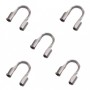 Pacco ingrosso Salvafilo in acciaio 5x4 mm foro circa 0.6 mm conf. 100 pz