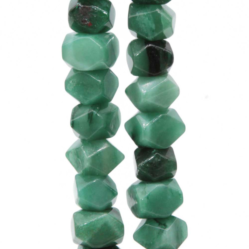 Pietre dure sasso agata verde 10x8 mm circa conf. 6 pz (ver-0911) - pietreeminuterie.com