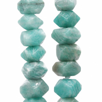 Pietre dure sasso amazzonite 10x8 mm circa conf. 6 pz