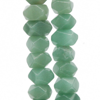 Pietre dure sasso avventurina 10x8 mm circa conf. 6 pz