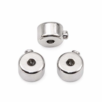 Blocca filo in acciaio 3.5 mm foro circa 1 mm conf. 10 pz