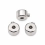 Blocca filo in acciaio 3.5 mm foro circa 1 mm conf. 10 pz
