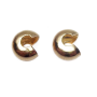 Copri schiacciani oro 4 mm pacco 20 pz