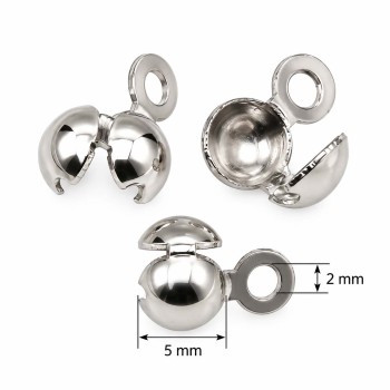 Coprinodo acciaio grande 5 mm conf. 10 pz