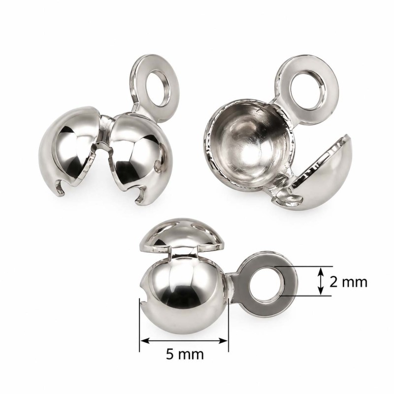 Coprinodo acciaio grande 5 mm conf. 10 pz