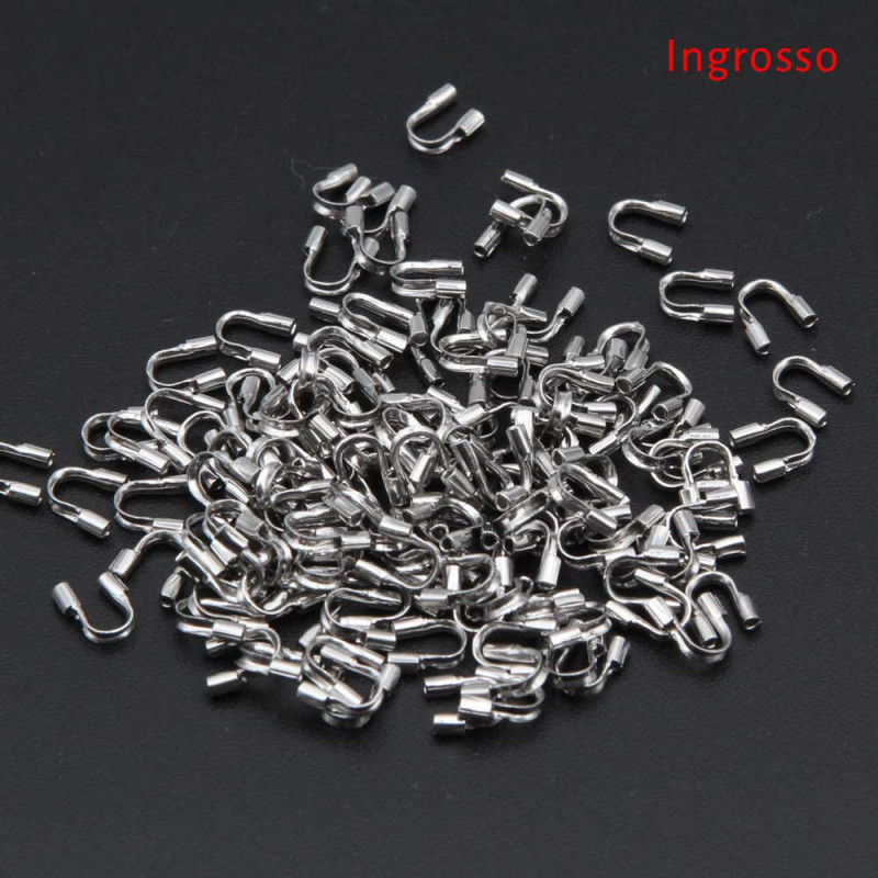 Pacco Ingrosso Salvafilo in acciaio 6.3x5 mm 150 pz (sa-fi-1-ing) - pietreeminuterie.com