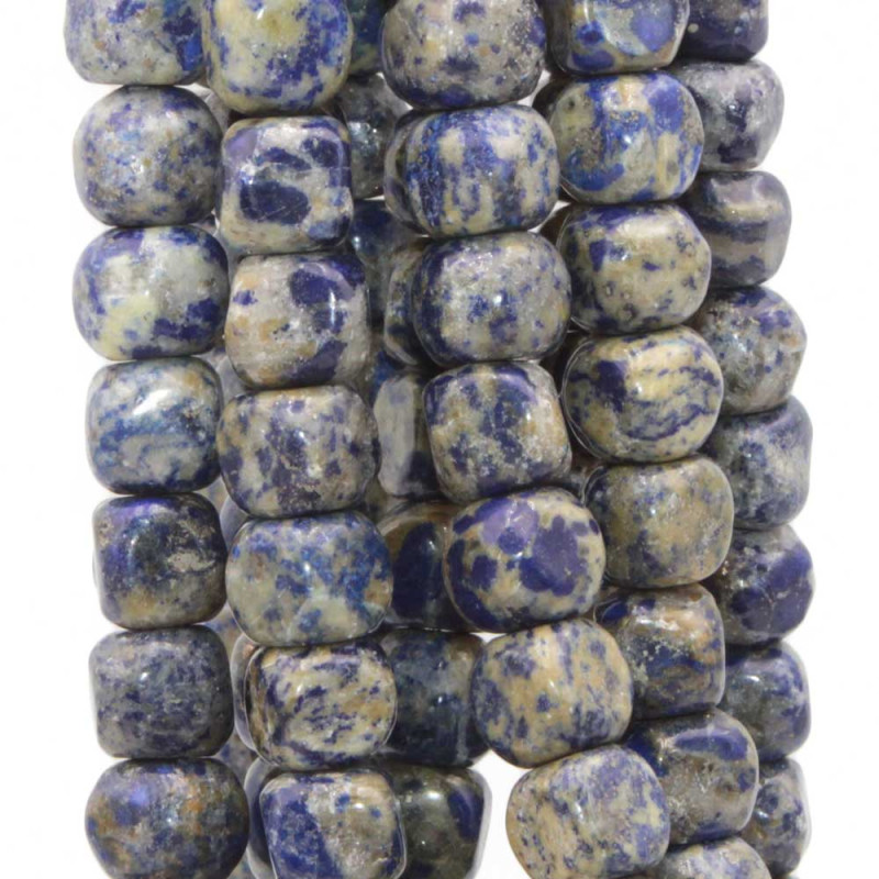 Sodalite pepita liscia 9/10 mm filo 40 cm (soda-9002) - pietreeminuterie.com