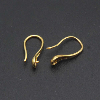 Stock monachelle ottone oro con perno per perle 20 pz