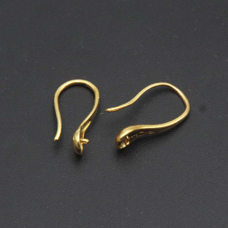 Stock monachelle ottone oro con perno per perle 20 pz (stock-2) - pietreeminuterie.com