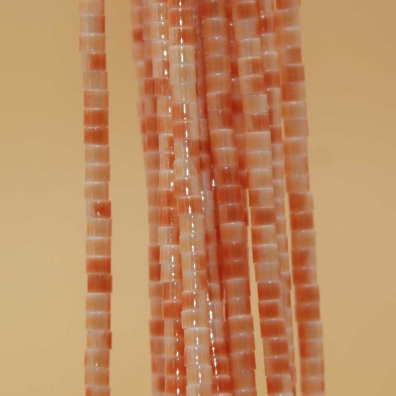 Perline in vetro tubicino 2.2x1.5 mm corallo filo 40 cm - tub-vet-6 - pietreeminuterie.com Perline in vetro tubicino 2.2x1.5 mm corallo filo 40 cm (tub-vet-6) - pietreeminuterie.com