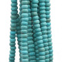 Rondelle di turchese 5x3 mm filo 40 cm