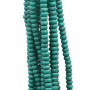 Rondelle di turchese scuro 5x3 mm filo 40 cm