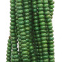 Rondelle di turchese verde 5x3 mm filo 40 cm
