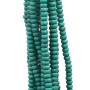 Rondelle di turchese scuro 5x3 mm filo 40 cm