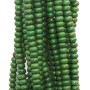 Rondelle di turchese verde 5x3 mm filo 40 cm