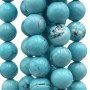 Turchese africano tondo liscio 4 mm filo 40 cm