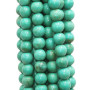 Turchese tondo liscio 10 mm filo 40 cm