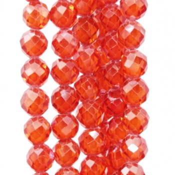 Zirconi tondi sfac. 4 mm grado A++ dark orange filo 40 cm Zirconi tondi sfac. 4 mm grado A++ dark orange filo 40 cm