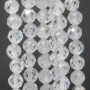 Zirconi tondi sfac. 4 mm trasparenti grado A++ filo 40 cm