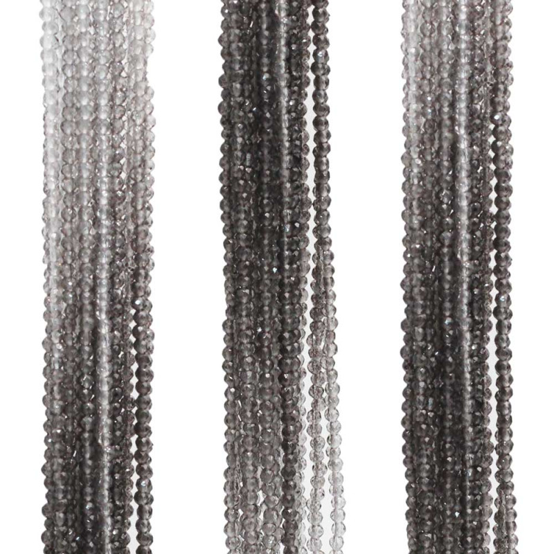 Zirconi colorati neri e grigi tondi 2 mm sfac. filo 37 cm (zirc10pp1) - pietreeminuterie.com