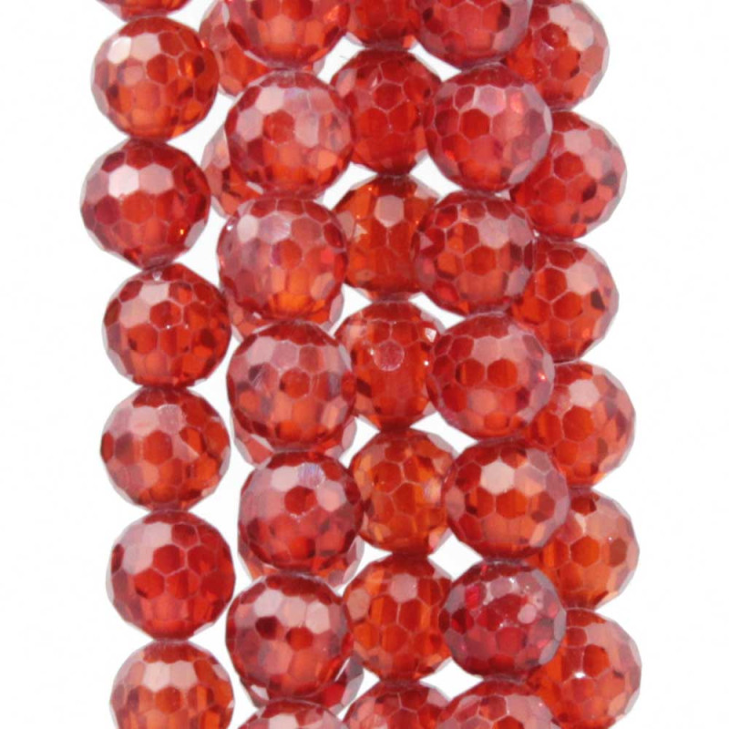 Zirconi tondi sfac. 4 mm grado A++ light cocacola filo 40 cm (zirc-002) - pietreeminuterie.com