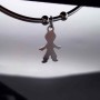 Charms bimbo in acciaio 16x10 mm pacco 10 pezzi