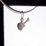 Charms in acciaio chitarra 15 mm pacco 10 pezzi