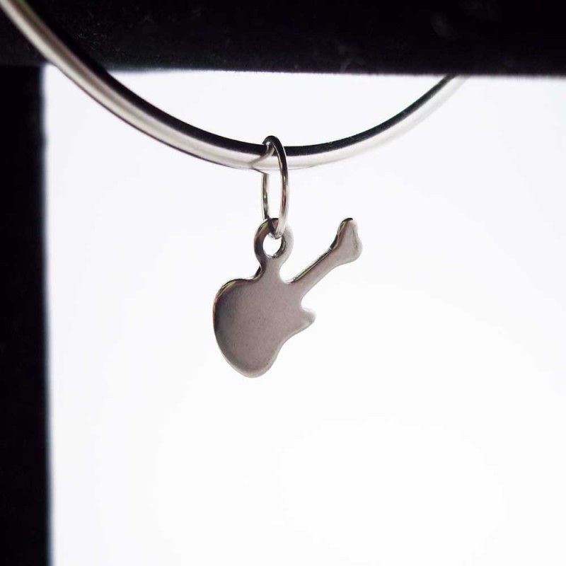 Charms in acciaio chitarra 15 mm pacco 10 pezzi (chch7) - pietreeminuterie.com