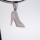 Charms Acciaio Ingrosso | 10 pezzi Charms in acciaio scarpetta 14x17 - scar881
