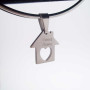 10 pezzi Charms casetta scritta Sweet Home 15 mm 